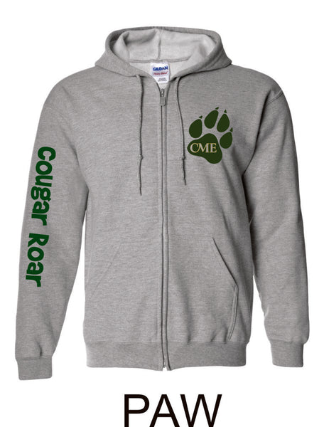CME Zip Up Hoodie-2 Designs- Matte or Glitter