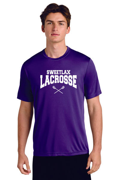 SweetLAX Logo Wicking Tee- Youth, Ladies, Adult Sizes