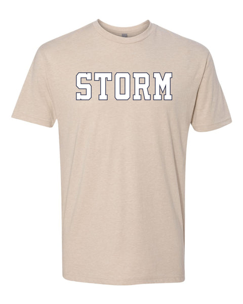 Storm Baseball Unisex BLOCK Tee- matte and glitter