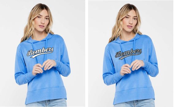 Bombers Ladies Vintage Wash Hoodie