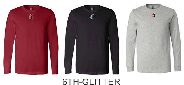 6th Tool Unisex Long Sleeve Tee-Matte or Glitter