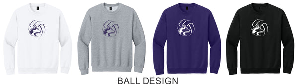 DCHS Volleyball Crewneck Sweatshirt- 4 Designs