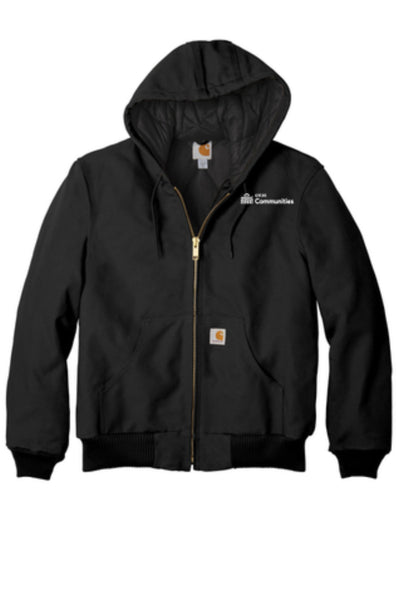 KOELBEL Carhartt Quilted-Flannel-Lined Duck Active Jacket