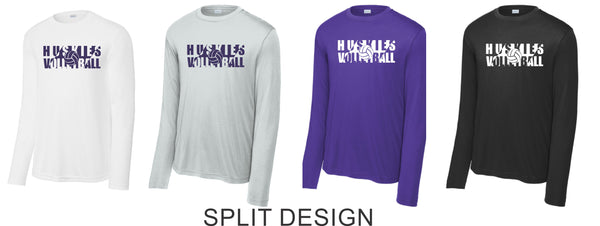 DCHS Volleyball Wicking Long Sleeve Tee- Youth, Ladies, Adult Sizes
