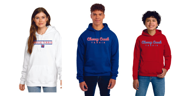 Creek Tennis Basic Hoodie- Adult and Youth