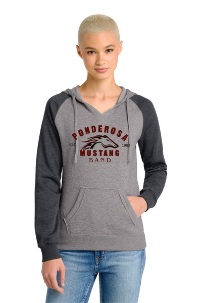 Pondo Band Ladies Raglan Hoodie- 2 Colors