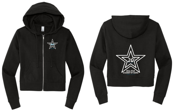 Dual Star 20th ANNIVERSARY STAR Full Zip Hoodie- Ladies & Youth