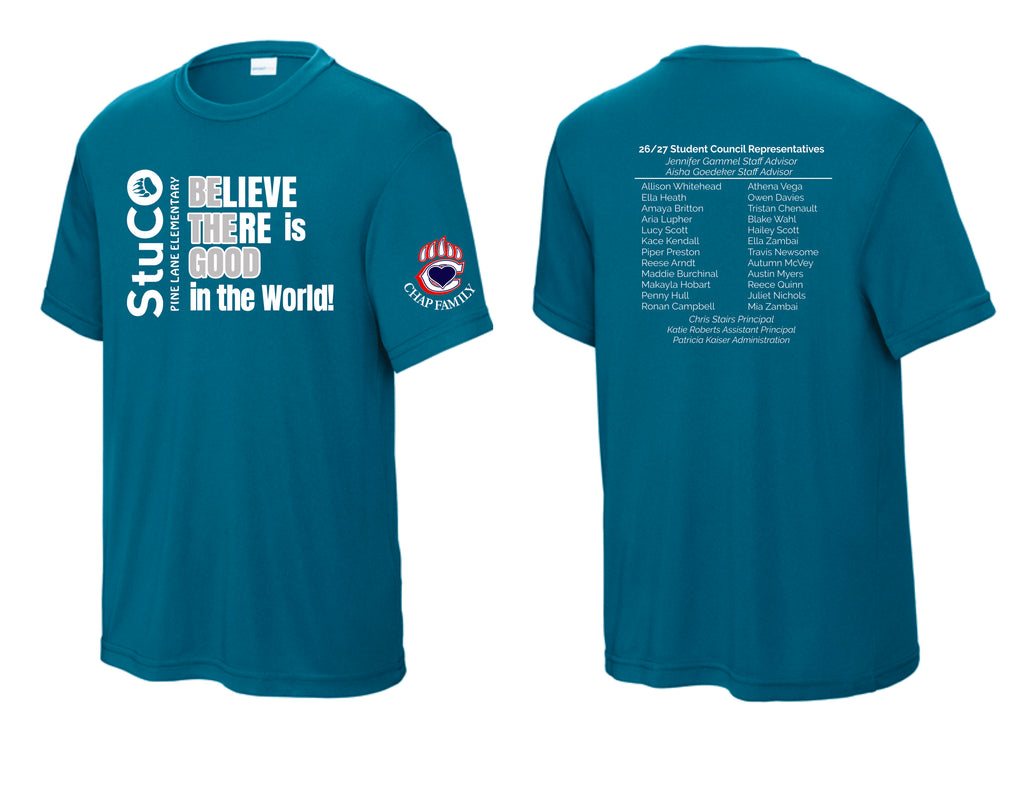 PLE STUCO 26.27 Wicking Tee- Youth, Ladies, Adult Sizes