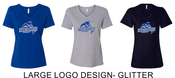 Dartmouth Ladies V-Neck Tee- 4 Designs