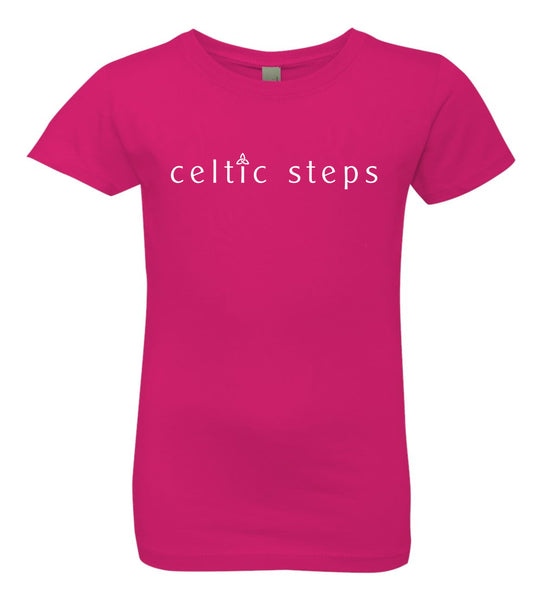 Celtic Steps Girls Princess Tee- Matte or Glitter