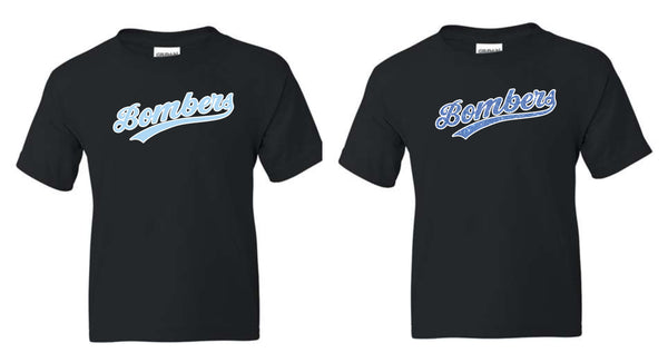 Bombers Basic Tee- Matte or Glitter- 4 Colors