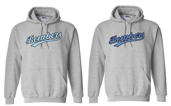 Bombers Basic Hoodie- 4 Colors- Matte or Glitter