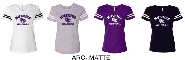 DCHS Volleyball Varsity Tee- Matte or Glitter