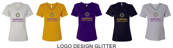 APS Ladies Relaxed V-Neck Tee -5 Designs