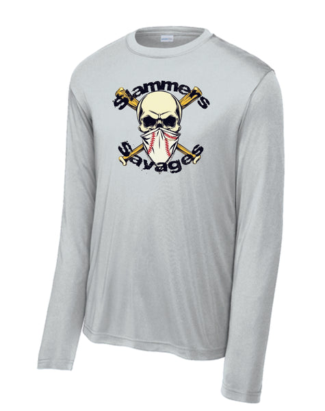 Savages Wicking Long Sleeve Tee- Youth, Ladies, Adult Sizes