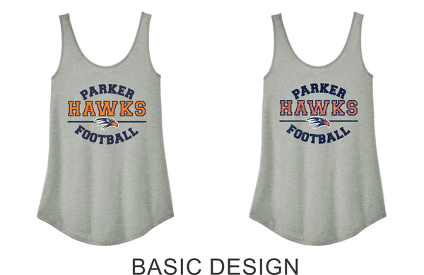 Hawks Football Team District Relaxed Tank-2 designs