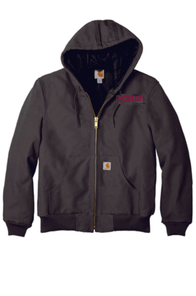 KOELBEL Commercial Carhartt Quilted-Flannel-Lined Duck Active Jacket