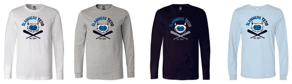 Slammers Yetis Unisex Long Sleeve Tee-Matte or Glitter