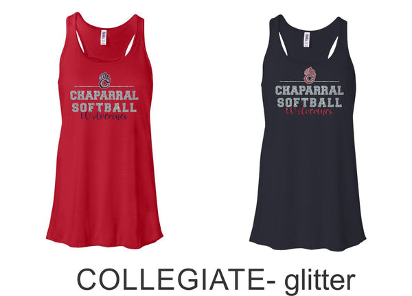 Chap Softball Flowy Tank- 6 design choices