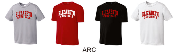 Elizabeth HS Wicking Tee - Ladies, Youth, or Unisex