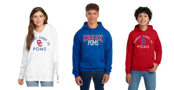 Creek Poms Hoodie- 2 designs