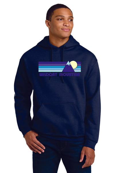 Wildcat Mountian Basic Hoodie- Adult and Youth- Navy and Grey