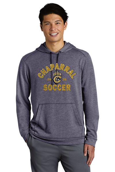 Chap Soccer Unisex Wicking Triblend Hoodie-Matte or Glitter