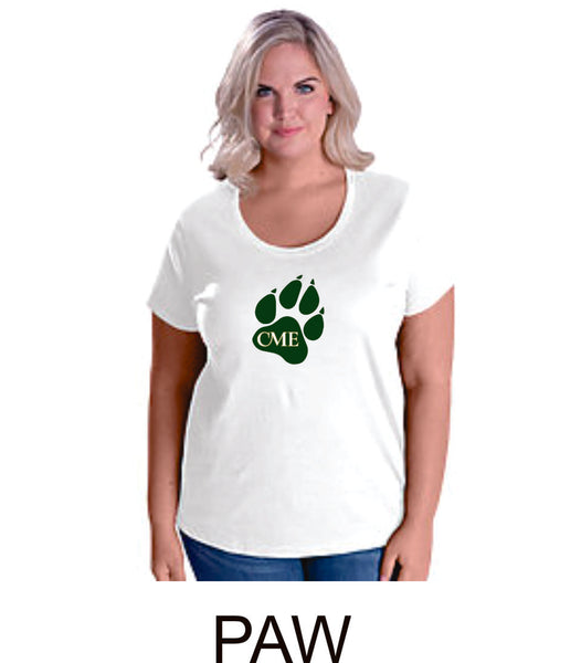 CME Curvy Ladies Tee- 6 designs- Matte or Glitter
