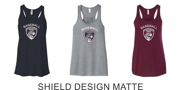 CT Baseball  Ladies and Girls Tank- matte or glitter