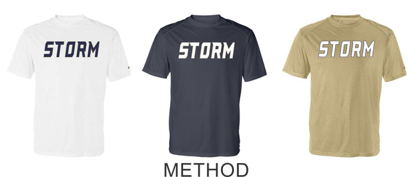 Storm Baseball Wicking Tee- Youth, Ladies, Adult Sizes