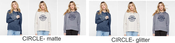 Timber Trail Vintage Wash Hoodie- Matte or Glitter