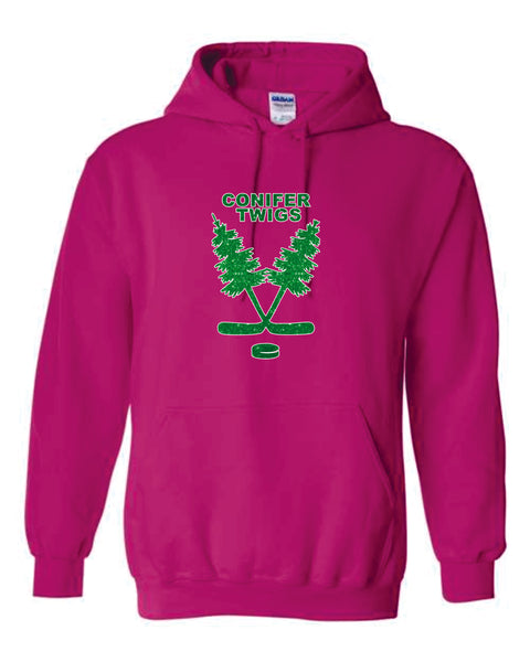 Conifer Twigs Basic Hoodie