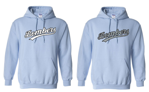 Bombers Basic Hoodie- 4 Colors- Matte or Glitter