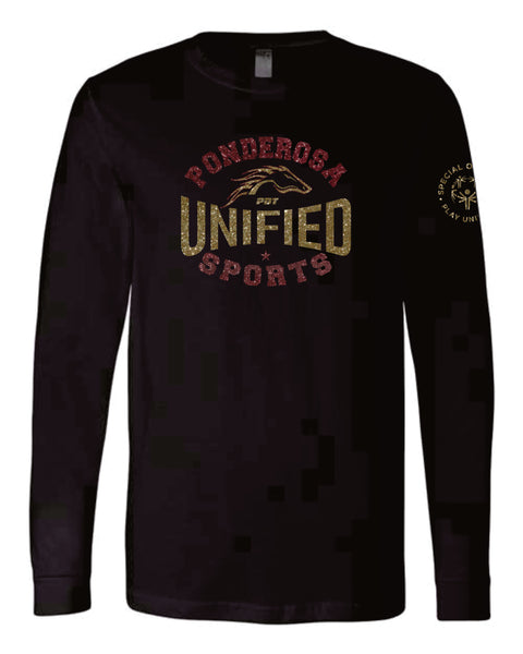 Pondo Unified Long Sleeve Tee- Matte or Glitter