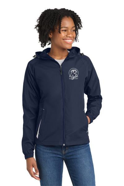 Yale Elementary Hooded Raglan Jacket- Ladies, Unisex