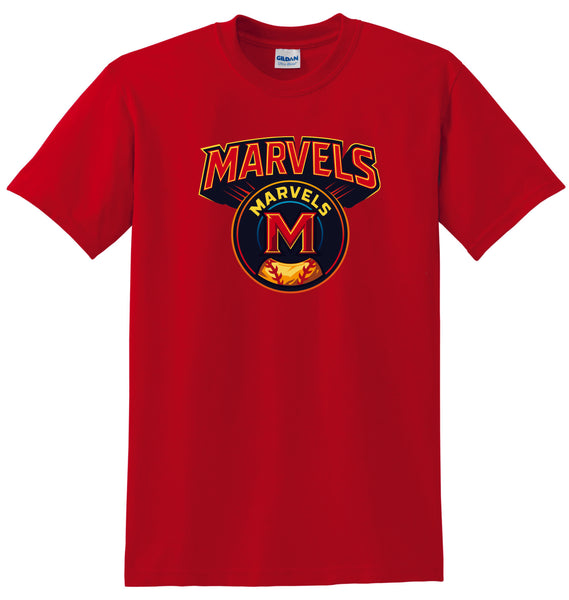Marvels Basic LARGE LOGO Tee- Matte or Glitter