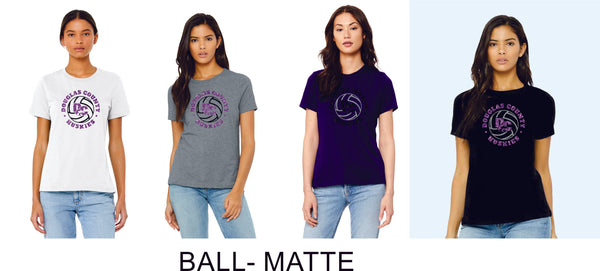 DCHS VOLLEYBALL Ladies Bella Canvas Tee- 4 Colors