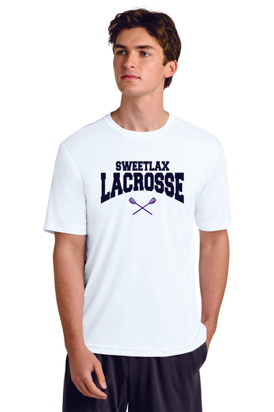 SweetLAX Logo Wicking Tee- Youth, Ladies, Adult Sizes