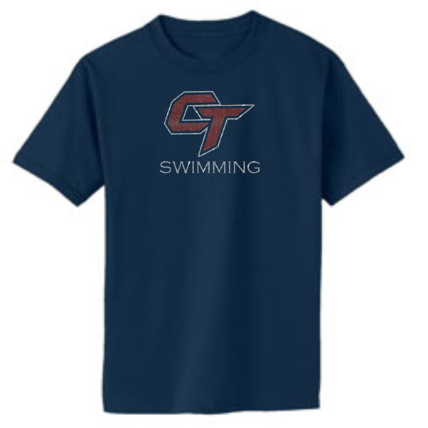 CT Swimming CT DESIGN Basic Tee- Matte or Glitter