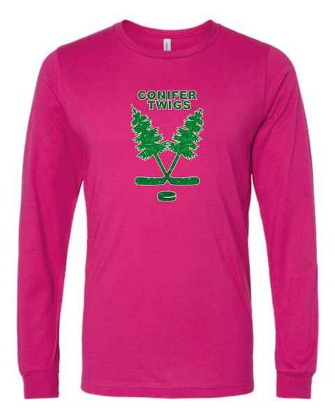 Conifer Twigs Bella Canvas Long Sleeve Tee