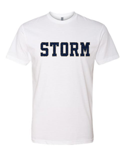 Storm Baseball Unisex BLOCK Tee- matte and glitter