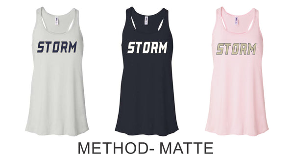 Storm Baseball Flowy Tank- 3 designs