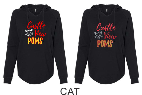 CV Poms Ladies Lightweight Hoodie