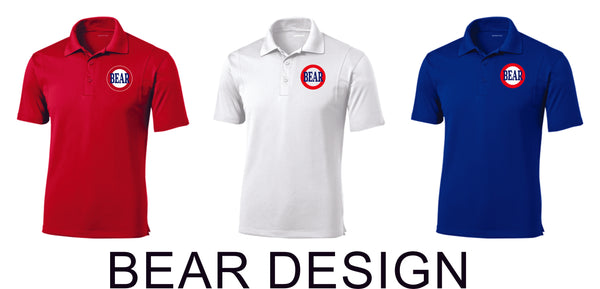 Parker Bears Performance Polo- Unisex and Ladies