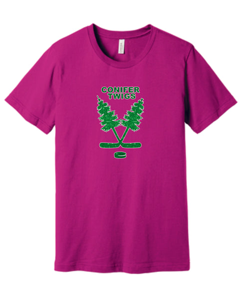 Conifer Twigs Bella Canvas Tee