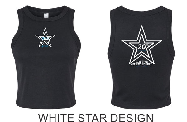 Dual Star 20th ANNIVERSARY Tank- Ladies, Youth- 6 Designs