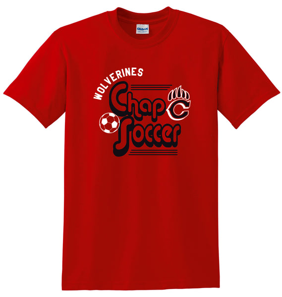 Chap Soccer Basic RETRO Tee- Matte or Glitter