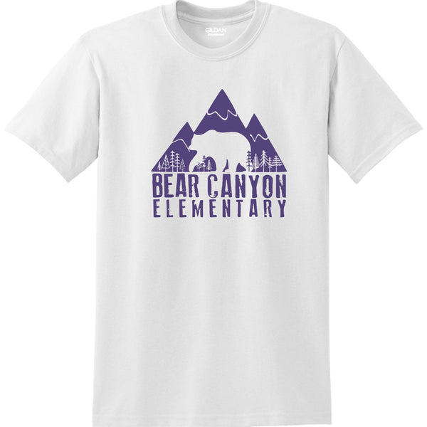 Bear Canyon Basic Tee LOGO Design- Matte or Glitter