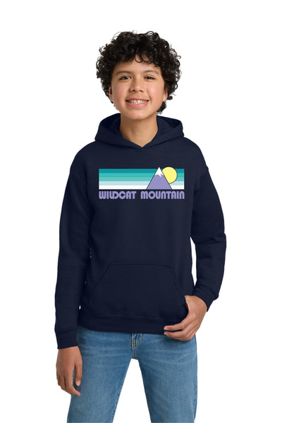 Wildcat Mountian Basic Hoodie- Adult and Youth- Navy and Grey