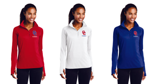 Creek Tennis 1/2 Zip Pullover- Ladies, Unisex